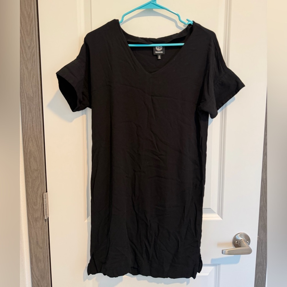Bobeau V-neck short sleeve dress